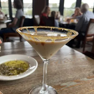 Banana foster martini