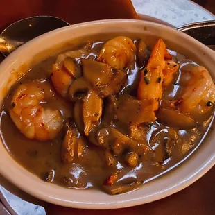 Shrimp In a creamy Mushroom Marsala Sauce