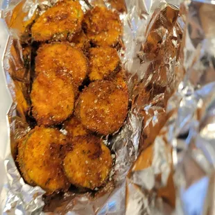 Yummy fried zucchini