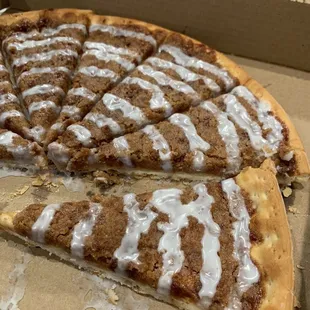 Dessert pizza