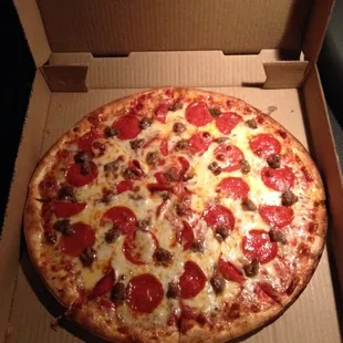 Pepperoni and beef mmm