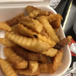 Burnt fries