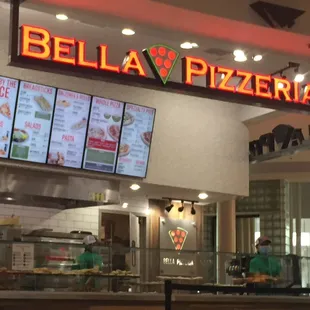 Food court in Circle Centre Mall