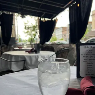 Adorable outside seating