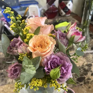 Trust us to make you something fabulous! Give us your basic guidelines, vase or basket, and let us do our magic! We promise you will not be