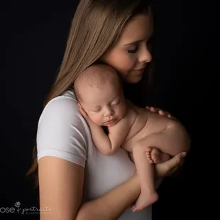 Mom and newborn boy