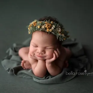 Newborn baby girl