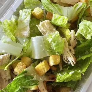Dry Caesar salad