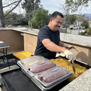 We always have a smile on our faces!