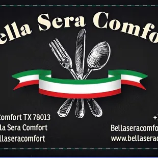 a fork, knife and spoon with a ribbon around it