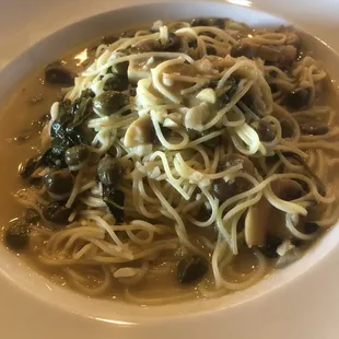 (No) Chicken Piccata  No chicken sub mushrooms and spinach