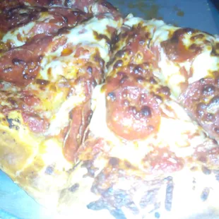 Our pizza, pepperoni.