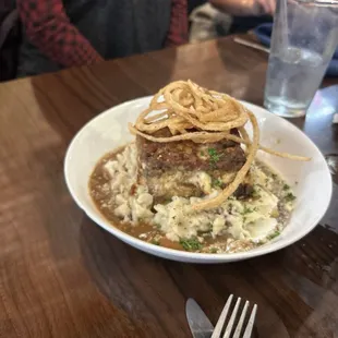 Meatloaf with potatoes