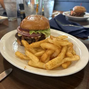 Burger &amp; fries