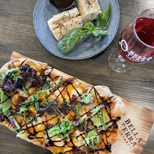 BBQ Bacon + Caramelized Onion Flatbread