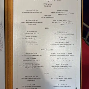 Festival of Lights 2024 Food menu