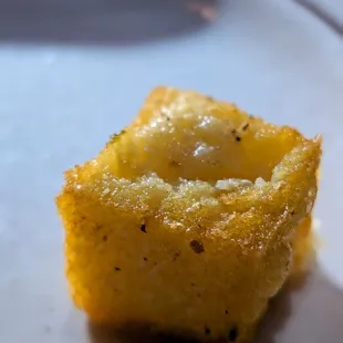 Complimentary polenta cubes - delicious