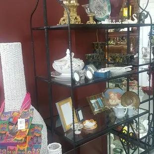 Part of the home goods section