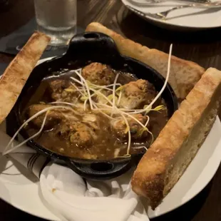 Chicken Marsala bites