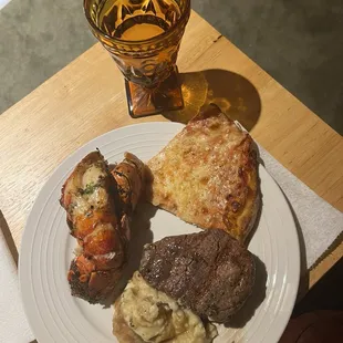 My plating of surf and turf