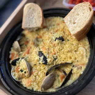Seafood and Saffron Risotto