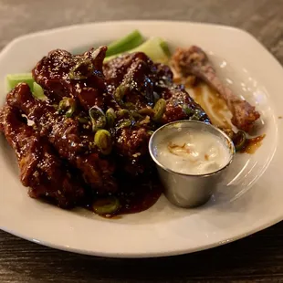 The duck wings at Bella Tuscany in Windermere, Florida.