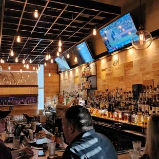 Well stocked bar