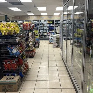 a grocery store aisle