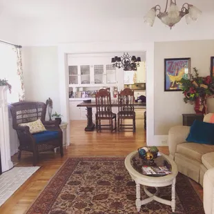 Inside and outside photos of Bella Vino Bed and Breakfast.