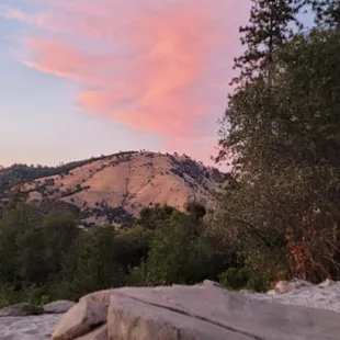 Another view from the pool area, just after sunset.