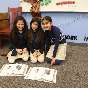 3rd Graders working away!