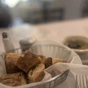 Bread and oil