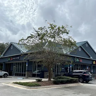 Outside (same building as former Bruccis Pizza)