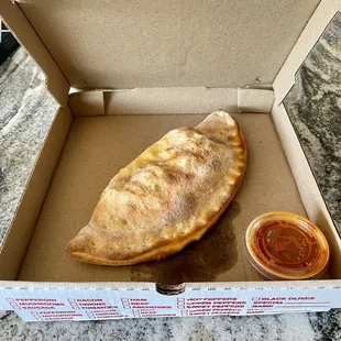 Pepperoni calzone