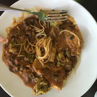 Husband's entree. He walked out after two bites.