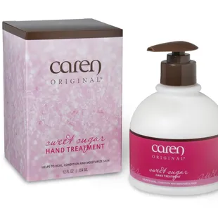 Caren hand and body care products.