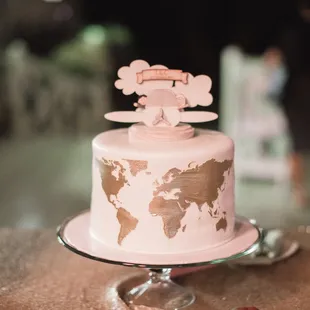 Gabby turned my pinterest musings into this gorgeous cake from A Cake Life. Photo by Hannah Q Photography