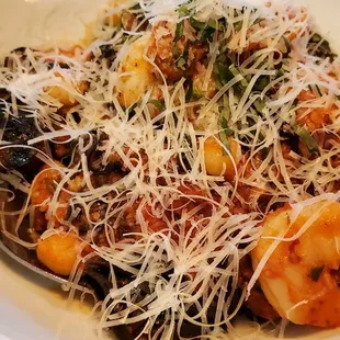 Seafood Fra Diavolo w/Parmesan  FANTASTIC!