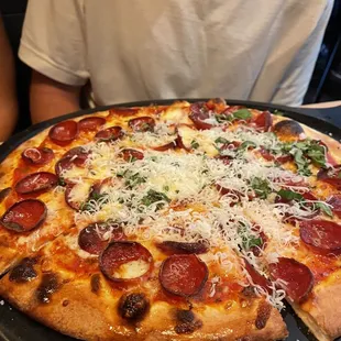 Hot Honey Pepperoni Pizza