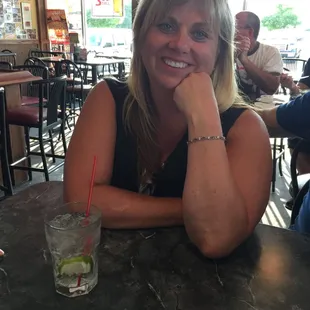 Grabbing a quick drink after work