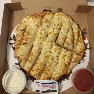 Cheesesticks with ranch