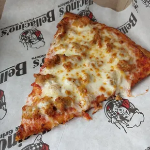 Note to self - they don't have premade pizzas here.  You will wait for it to be made so might as well order a whole pie