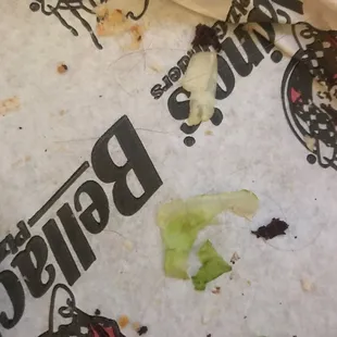 Hair in the garlic bread box... absolutely disgusting.