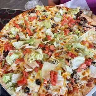 Excuse Of A Taco Pizza