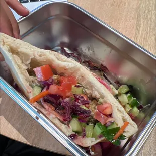 Falafel Pita Sandwich