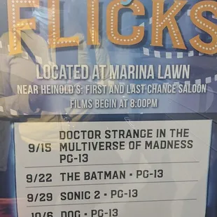 Going to take my takeout to the waterfront flicks across the street!