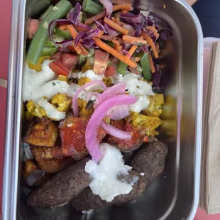 Impossible Vegan Kofta Bowl - husband claims it's the best seasoned  impossible meat