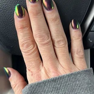 Chrome purple underneath for a great look!