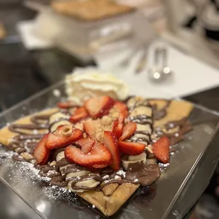 Nutella Crepe added strawberries
