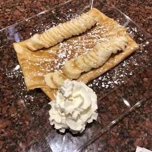 Banana Fosters Crepe
